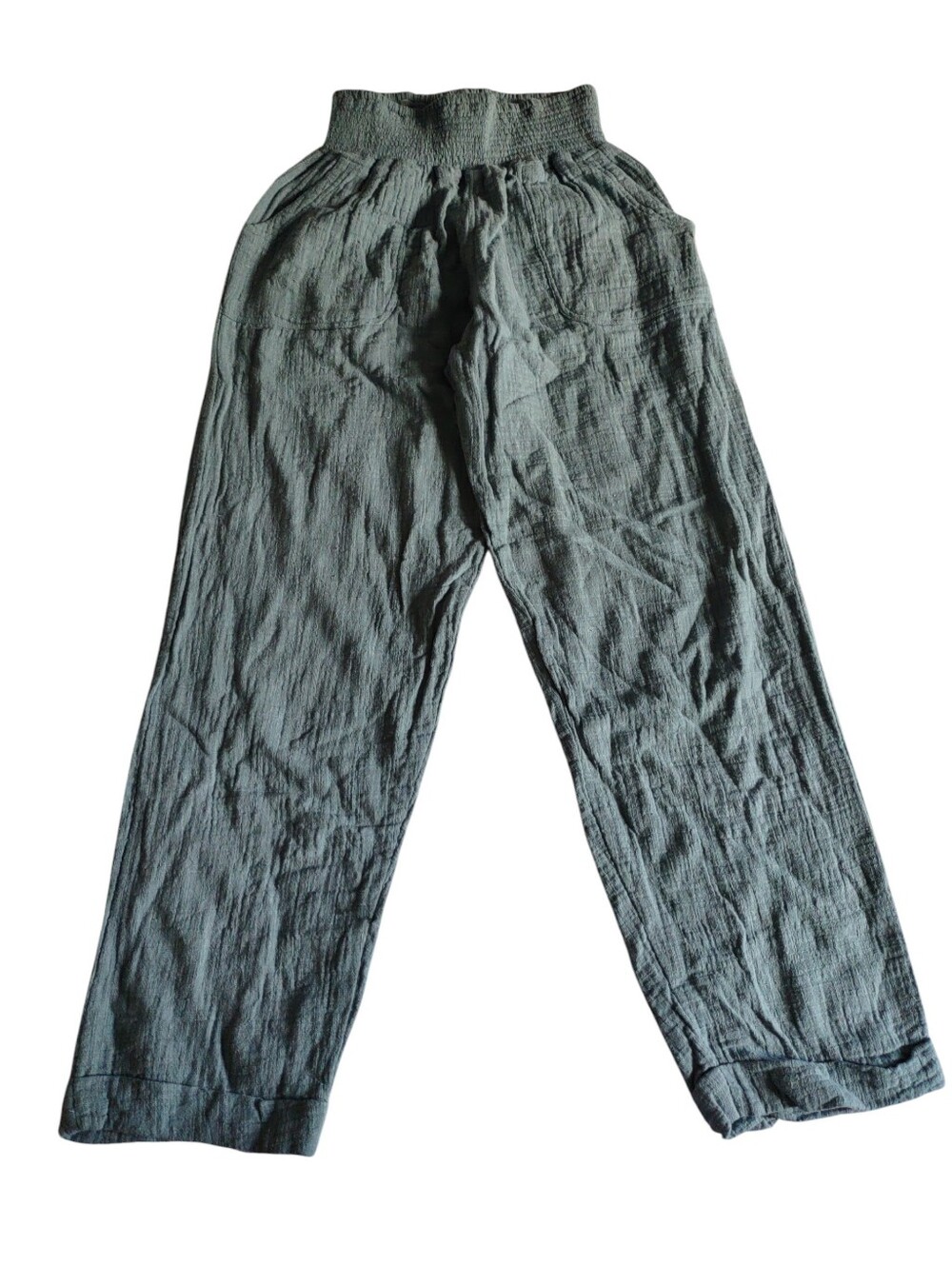 Nomad The Label Size 8 Teal French Terry Pants